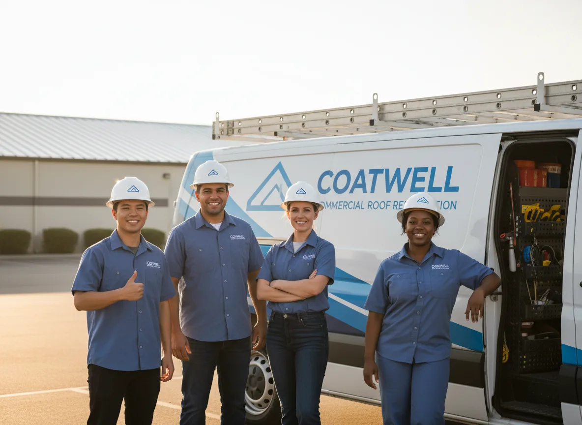 Commercial roof coating company in Lasara, TX